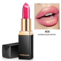 Shiny Metallic Pearlescent Color Changing Lipstick