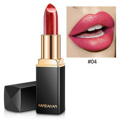 Shiny Metallic Pearlescent Color Changing Lipstick
