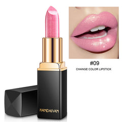 Shiny Metallic Pearlescent Color Changing Lipstick