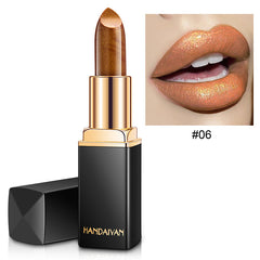 Shiny Metallic Pearlescent Color Changing Lipstick