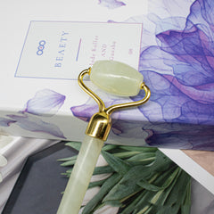 Natural Jade Double-Head Face Roller Massager