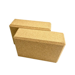 Natural Cork High-Density Yoga Blocks for Support & Balance