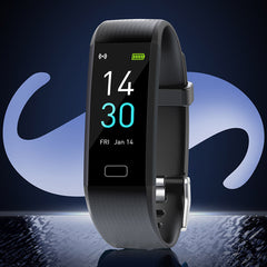 Smart Fitness Watch with Heart Rate & Blood Pressure Monitor