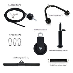 Home Fitness Pulley System Workout Equipment Set