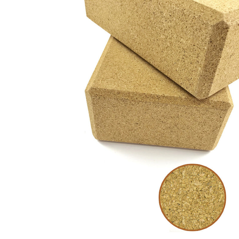 Natural Cork High-Density Yoga Blocks for Support & Balance