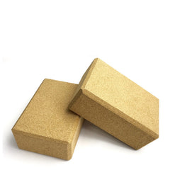 Natural Cork High-Density Yoga Blocks for Support & Balance